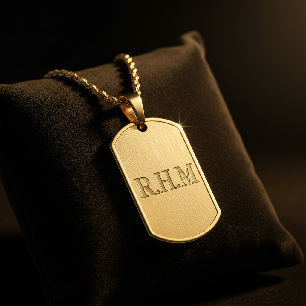 Brass dog tags